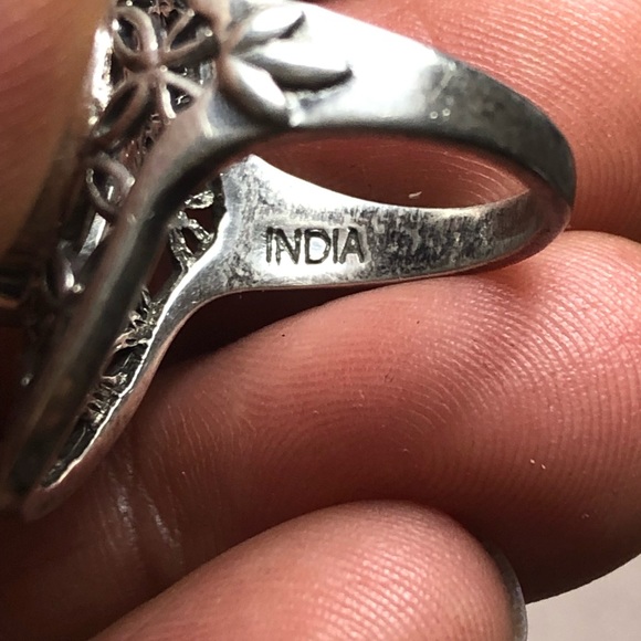 Lapis Lazuli sterling silver ring - Picture 6 of 7